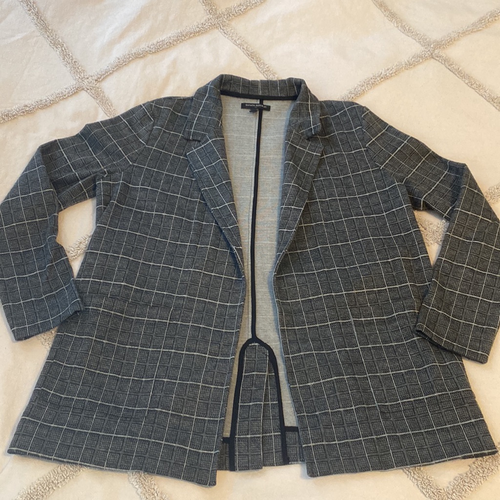 Banana Republic Plaid Blazer